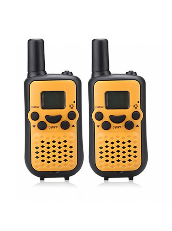 Easy to Talk 446MHZ Walkie Talkiefor Kids(5 Colors Choose) Output 0.5W 8 Channels Up to 3KM-5KM AAA Alkaline Battery