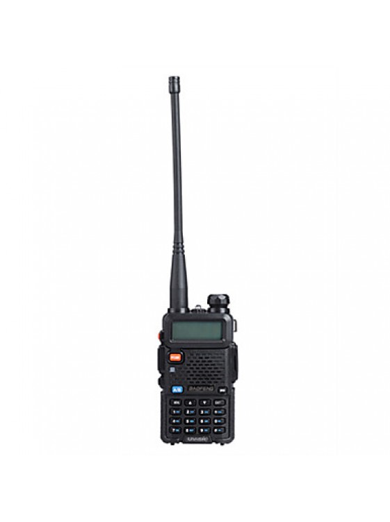 UV5R 1.5" LCD 5W 136~174MHz / 400~480MHz Dual Band Walkie Talkie with 1-LED Flashlight (US Plug)