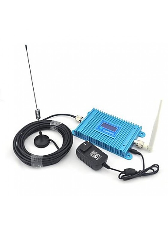 LCD Display CDMA 850Mhz Mobile Phone CDMA980 Signal Booster ,Signal Booster + Indoor Antenna + Sucker Antenna with 10m Cable 