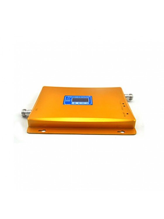 GSM 900mhz 3G W-CDMA 2100mhz Signal Booster Mobile Phone Signal Repeater LCD Display / Dual Band