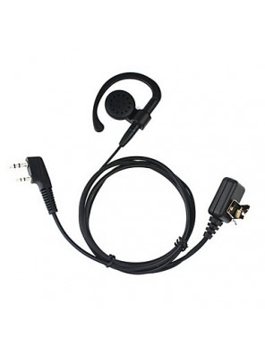 2 Pin Big Square Ptt Earpiece For Tyt Uv5R 888S Th Radio Black 