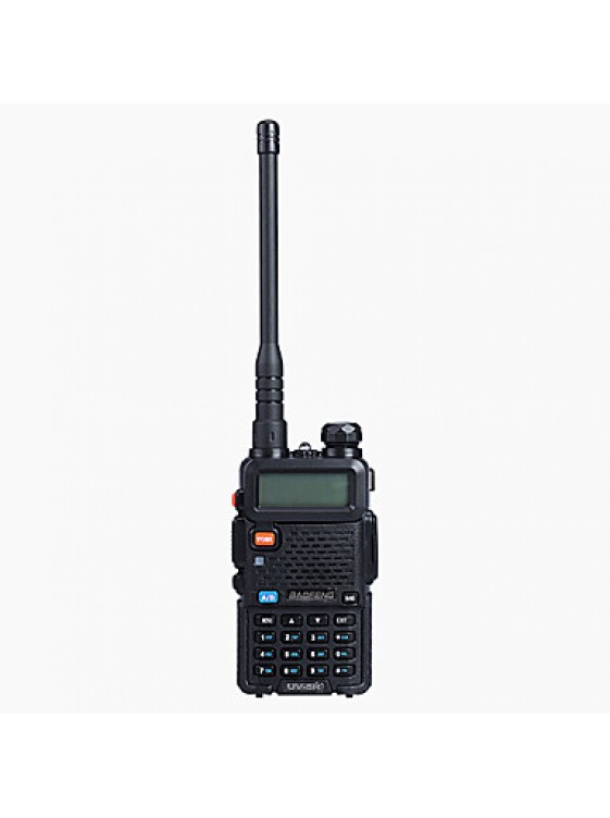 UV5R 1.5" LCD 5W 136~174MHz / 400~480MHz Dual Band Walkie Talkie with 1-LED Flashlight (US Plug)