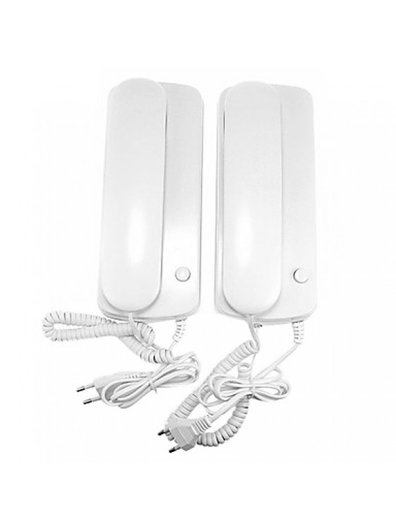 Home/Office Wired Intercom Telephone System with Wall Mount (2-Pack)