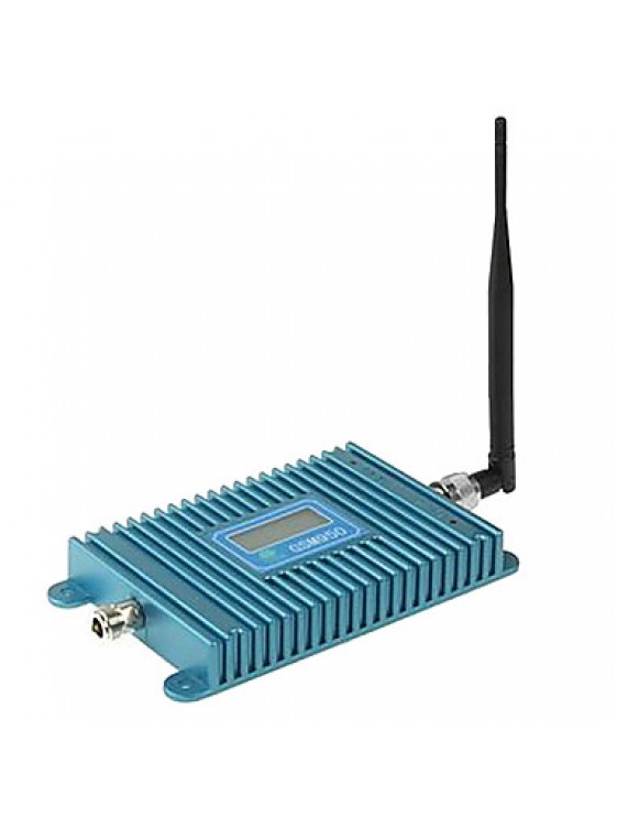 LCD Display GSM980 GSM 900MHz Mobile Phone Signal Booster , GSM Signal Booster + Yagi Antenna with 10M Cable