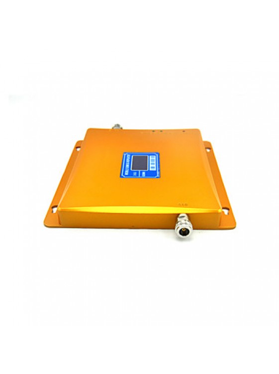 GSM 900mhz 3G W-CDMA 2100mhz Signal Booster Mobile Phone Signal Repeater LCD Display / Dual Band