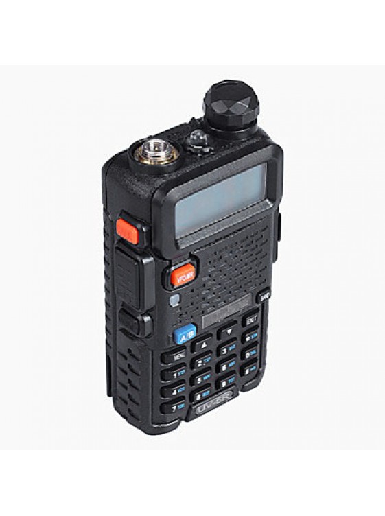 UV5R 1.5" LCD 5W 136~174MHz / 400~480MHz Dual Band Walkie Talkie with 1-LED Flashlight (US Plug)