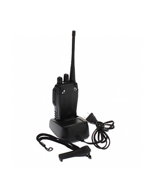 BF-888S 5W 400~470MHz 16-CH Walkie Talkie - Black