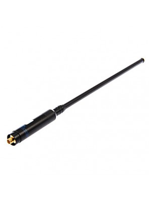 RH-660S 10W Telescoping VHF / UHF SMA-K High Gain Antenna for Walkie Talkies - Black