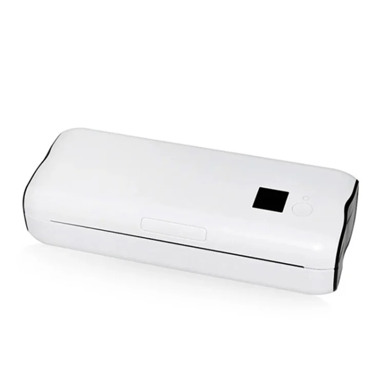 A4 Mini Phone Bluetooth USB Connection Inkless Printer Rechargeable ABS Thermal Photo Printer with 50 Print Papers 