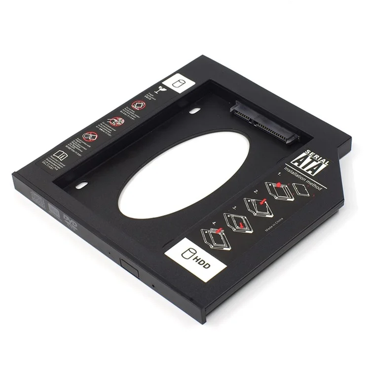 2.5 Inch Laptop SSD Holder Internal Hard Disk Drive Mounting Bracket Holder (Plastic) - 9.5mm 