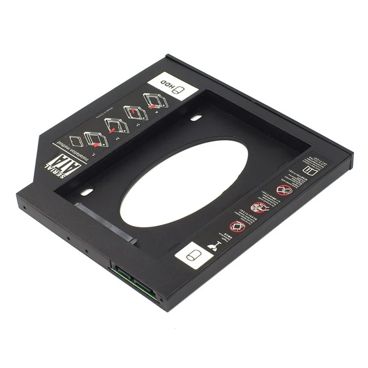 2.5 Inch Laptop SSD Holder Internal Hard Disk Drive Mounting Bracket Holder (Plastic) - 9.5mm