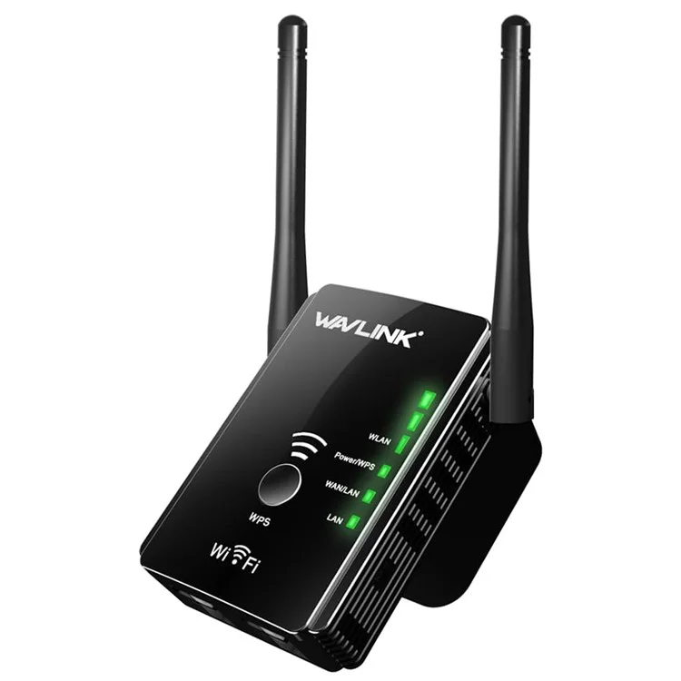 WS-WN578R2-B N300 WiFi Extender Home Wireless Router with 2 External Antennas - US Plug