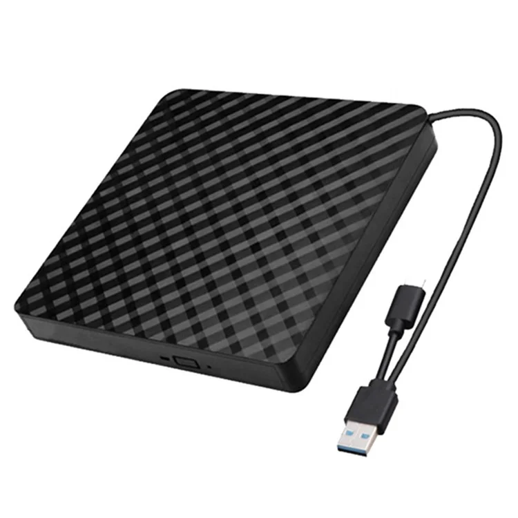 BT699 Portable Slim Disc Player CD Reader USB / Type-C External Optical Drive Case Laptop DVD Burner 