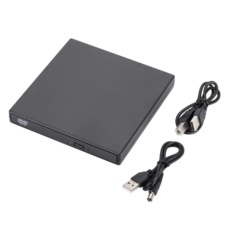 External 8x DVD CD Drive USB 2.0 Portable CD DVD Drive Rewriter Burner Writer Compatible with Laptop Desktop PC