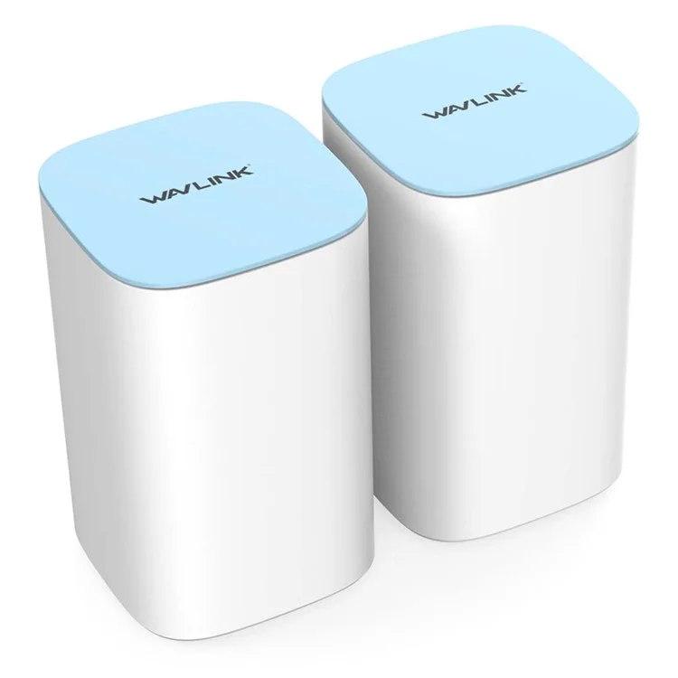 WS-WN551K2-C 2pcs Tri-Band Mesh Wireless Router AC3000 WiFi Wireless Repeater Built-in Antenna - US Plug